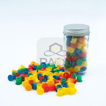 تشتک و انگشتی رنگی پایه دار رنگ تاتو Tattoo color dish