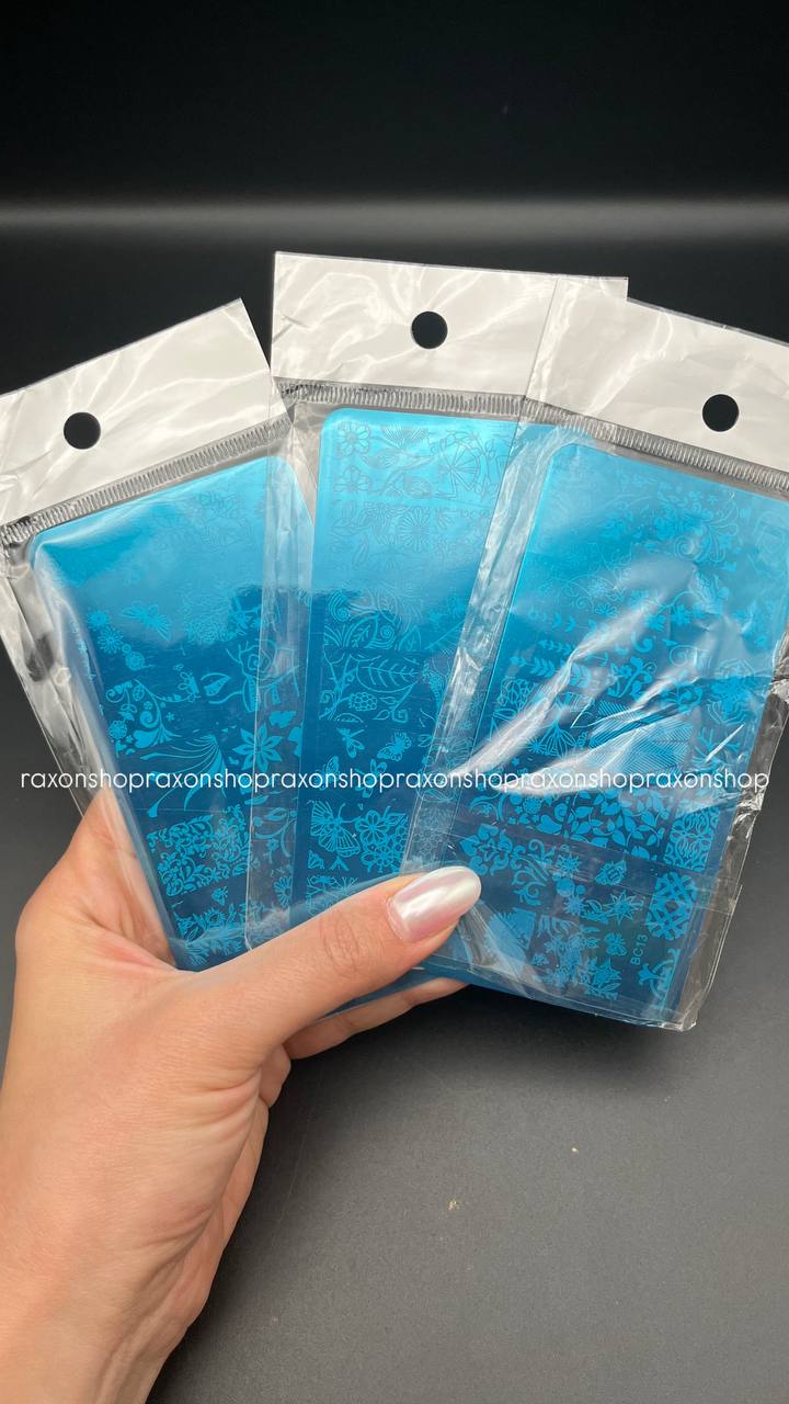 شابلون طراحی ناخن فلزی