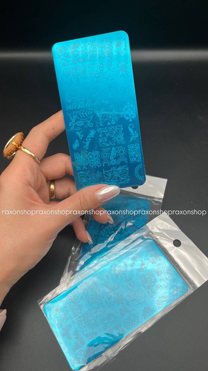شابلون طراحی ناخن فلزی