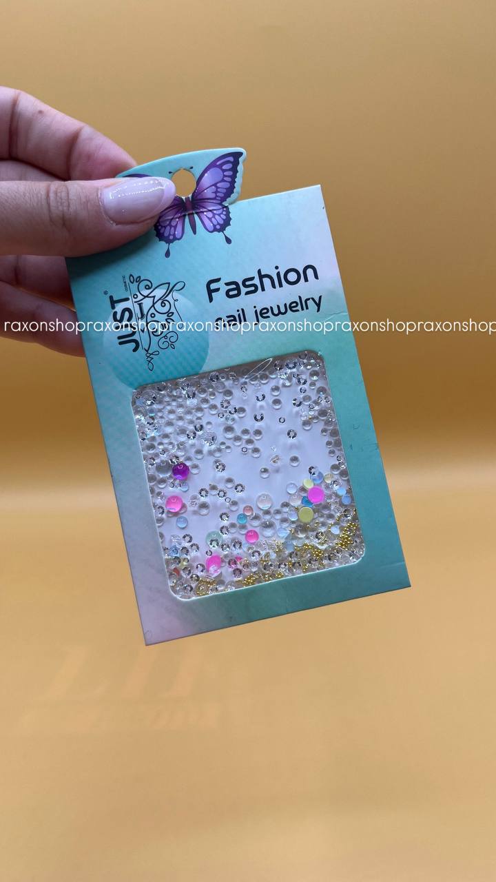 دیزاین خاویار ناخن میکس JUST 